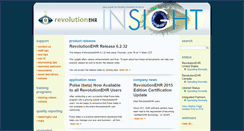 Desktop Screenshot of insight.revolutionehr.com
