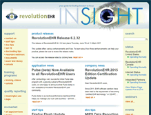 Tablet Screenshot of insight.revolutionehr.com